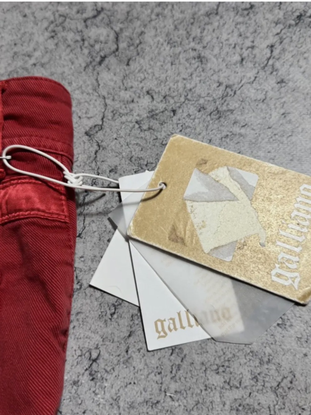 (NWT) NEW Galliano Y2K 00s Mini Shorts With Bow - Picture 6 of 8